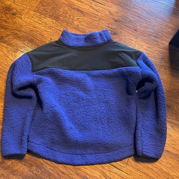Under Armour Womens UA Sherpa Fleece Pullover Blue Comfort Jacket size l… - Picture 9 of 9